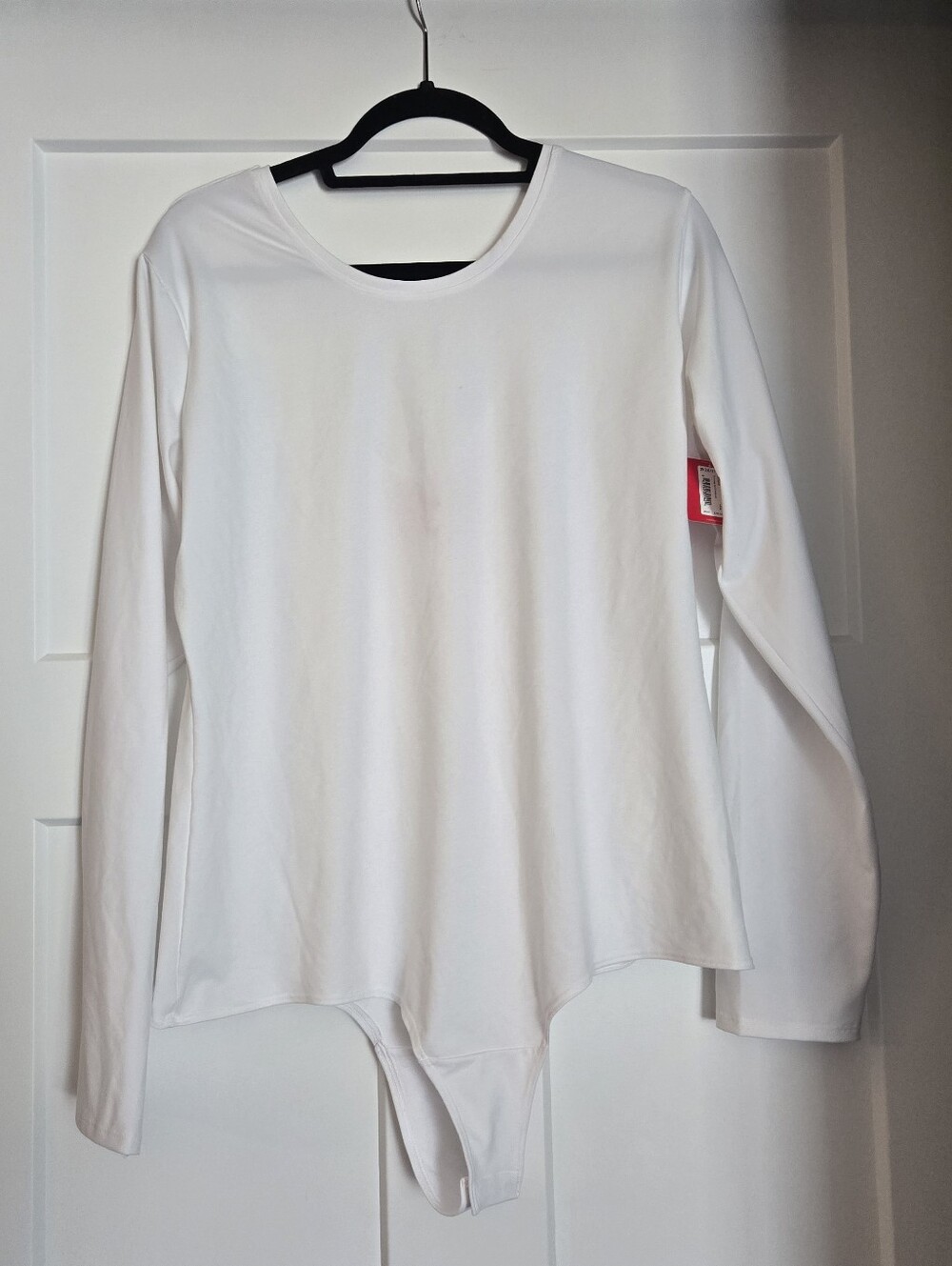 SPANX White Scoop Neck Bodysuit